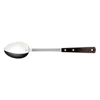 Colher para Servir Tramontina Polywood com Lâmina em Aço Inox e Cabo em Madeira Tratada Polywood Castanho