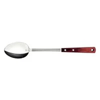 Colher para Servir Tramontina com Lâmina em Aço Inox e Cabo em Madeira Tratada Polywood Vermelho