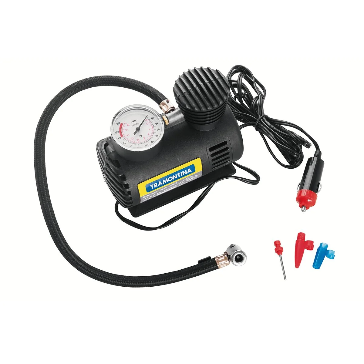 Compressor de Ar Portátil Tramontina para Carros 300 psi 50 W 12 V
