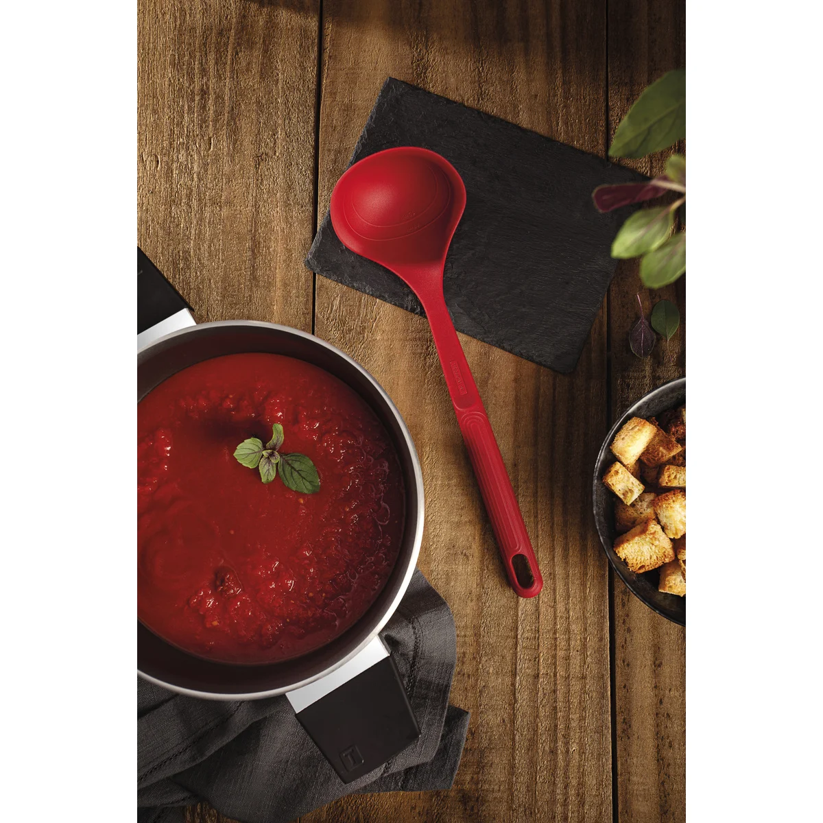 Concha Tramontina Softta de Silicone Vermelho