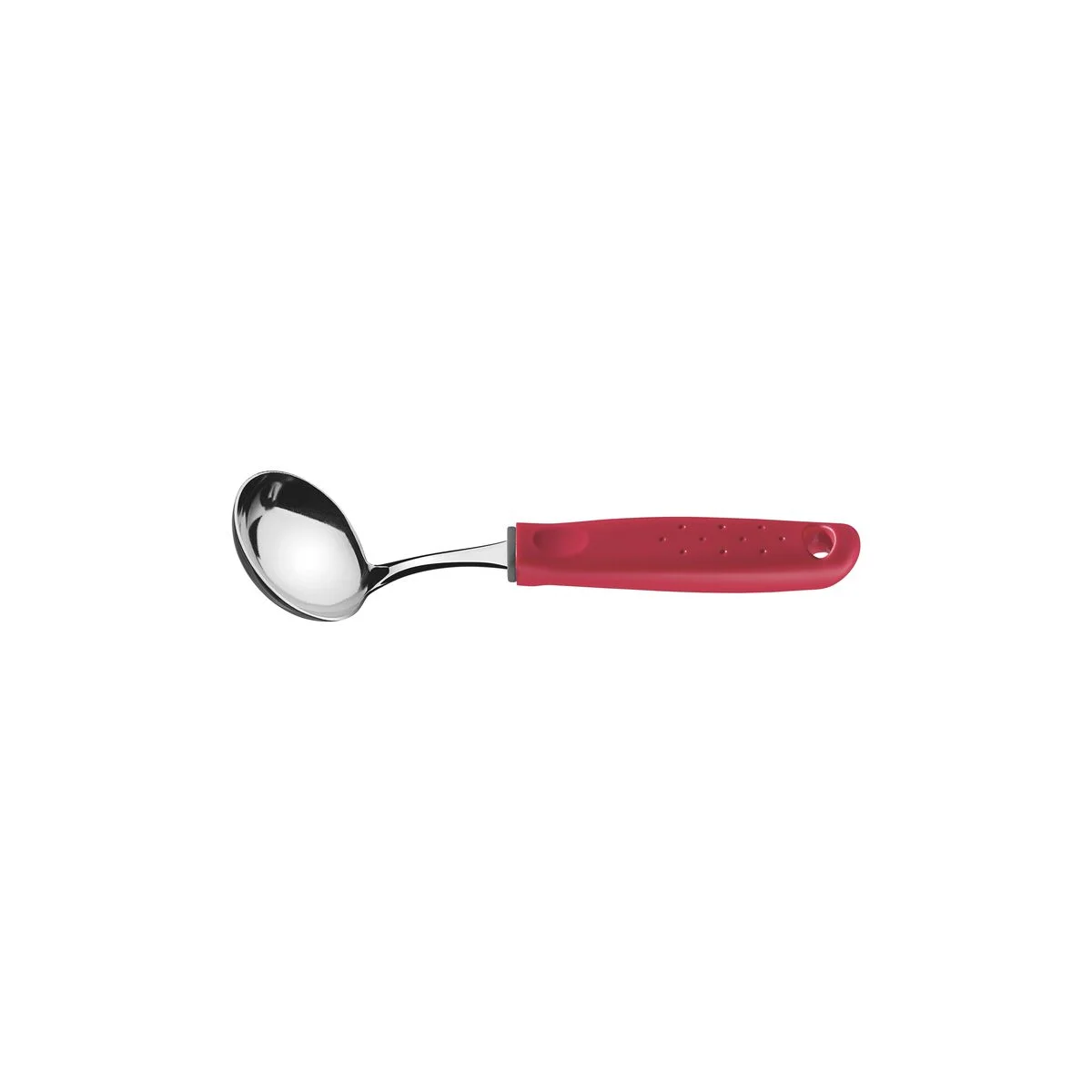 Concha para Molho Tramontina Utilità em Aço Inox com Cabo de Polipropileno Vermelho