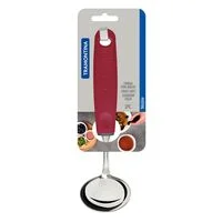 Concha para Molho Tramontina Utilità em Aço Inox com Cabo de Polipropileno Vermelho