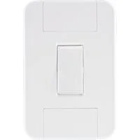 Conjunto 4x2 com 1 Interruptor Bipolar Simples 10 A 250 V Tramontina Tablet Branco