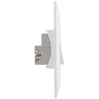 Conjunto 4x2 com 1 Interruptor Bipolar Simples Tramontina Aria 10 A 250 V Branco