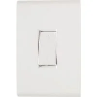 Conjunto 4x2 com 1 Interruptor Bipolar Tramontina Liz 10 A 250 V Branco
