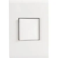 Conjunto 4x2 com 1 Interruptor Bipolar Tramontina Liz 25 A 250 V Branco
