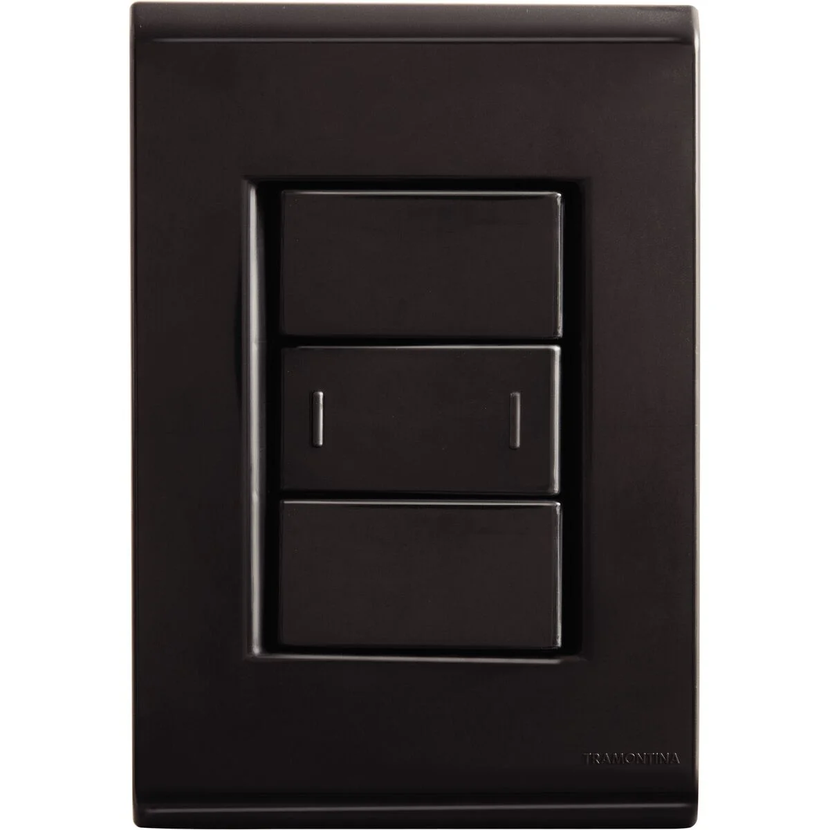 Conjunto 4x2 com 1 Interruptor Paralelo 10 A 250 V Tramontina Liz Grafite