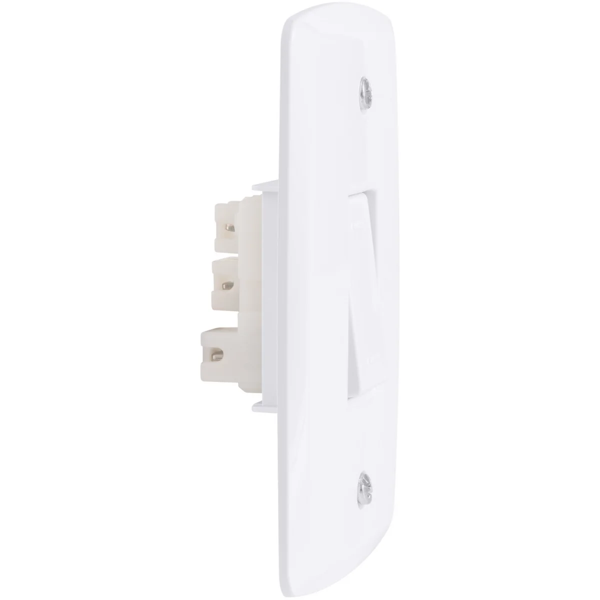 Conjunto 4x2 com 1 Interruptor Paralelo 10 A 250 V Tramontina Lux2 Branco