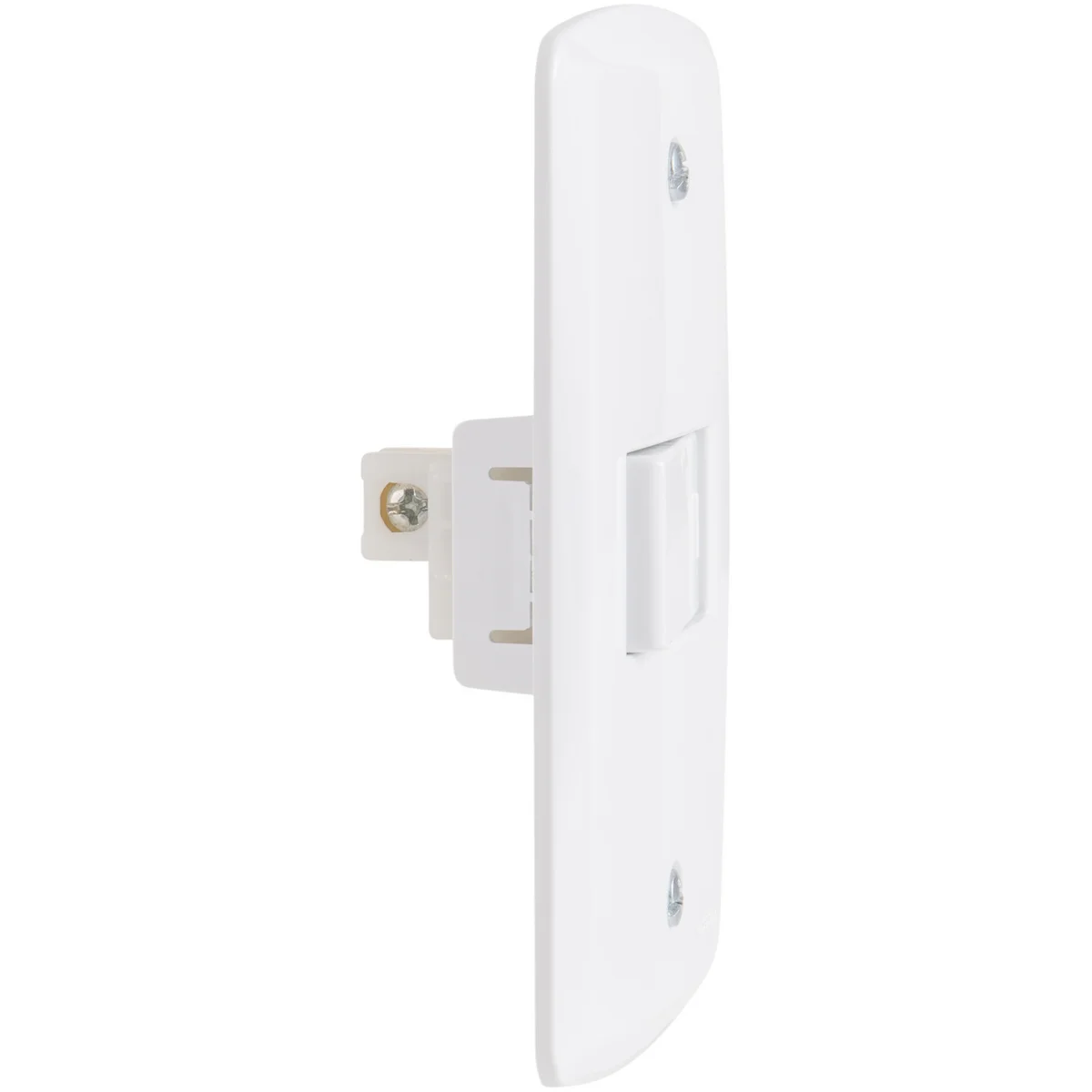 Conjunto 4x2 com 1 Interruptor Simples 10 A 250 V Horizontal Tramontina Lux2 Branco