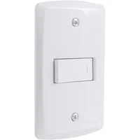 Conjunto 4x2 com 1 Interruptor Simples 10 A 250 V Horizontal Tramontina Lux2 Branco