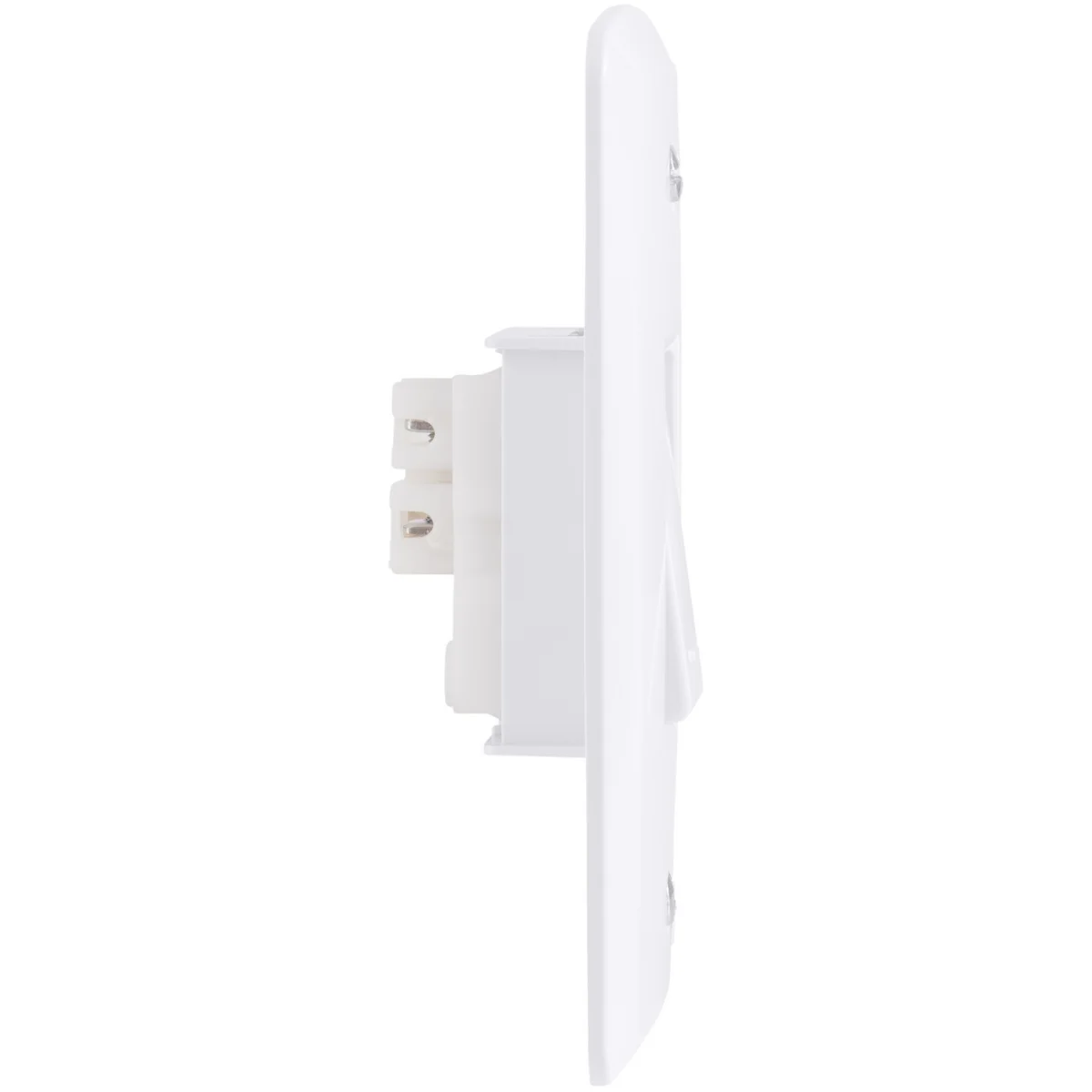 Conjunto 4x2 com 1 Interruptor Simples 10 A 250 V Tramontina Lux2 Branco