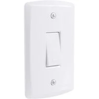 Conjunto 4x2 com 1 Interruptor Simples 10 A 250 V Tramontina Lux2 Branco