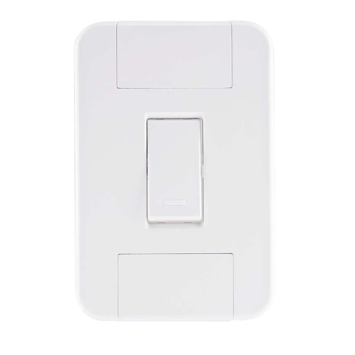 Conjunto 4x2 com 1 Interruptor Simples 10 A 250 V Tramontina Tablet Branco 12 unidades