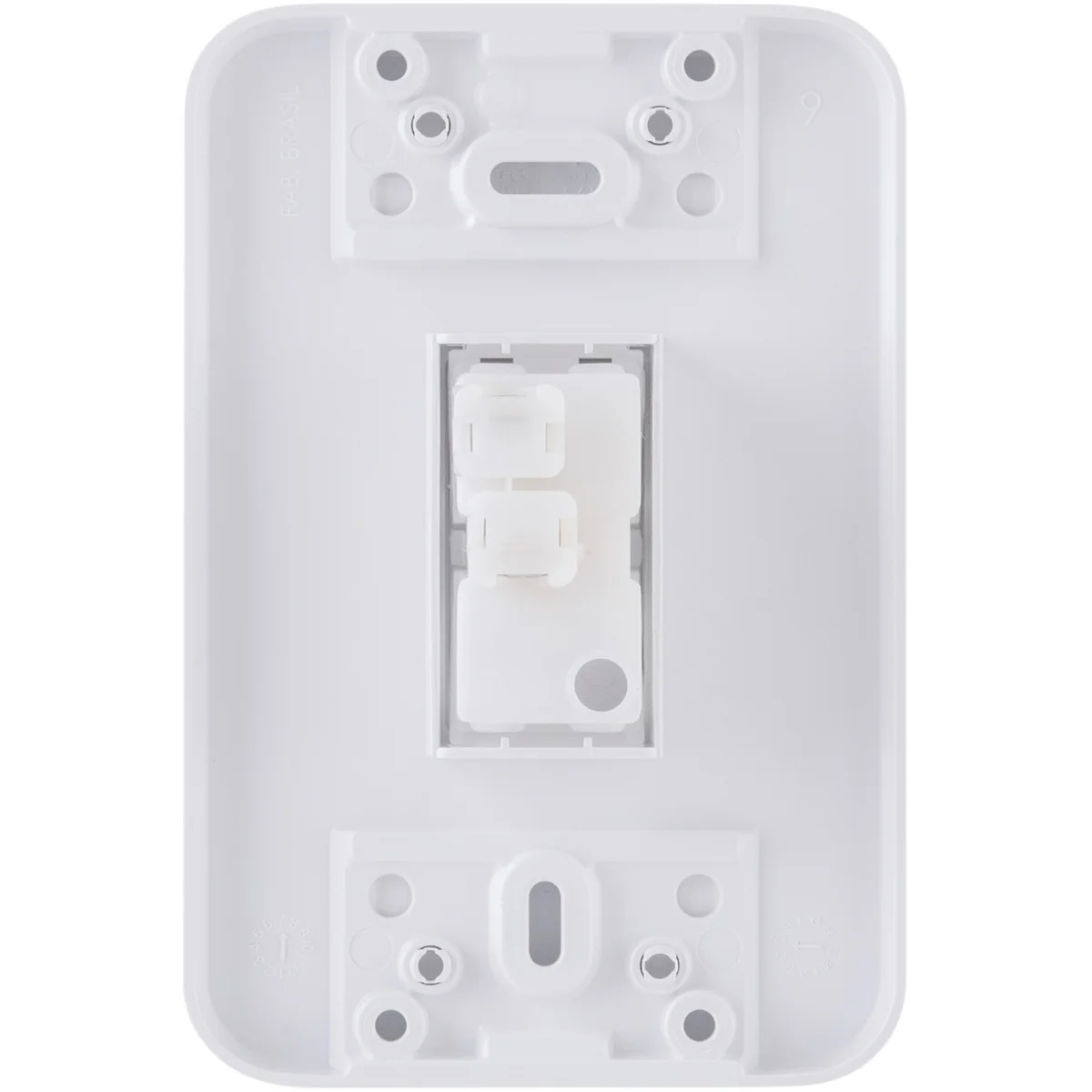 Conjunto 4x2 com 1 Interruptor Simples 10 A 250 V Tramontina Tablet Branco
