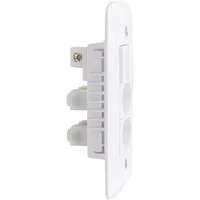 Conjunto 4x2 com 1 Interruptor Simples 10 A 250 V e 2 Tomadas 2P+T 10 A 250 V Tramontina Lux2 Branco