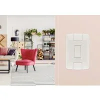 Conjunto 4x2 com 1 Interruptor Simples Tramontina Aria 6 A 250 V Branco