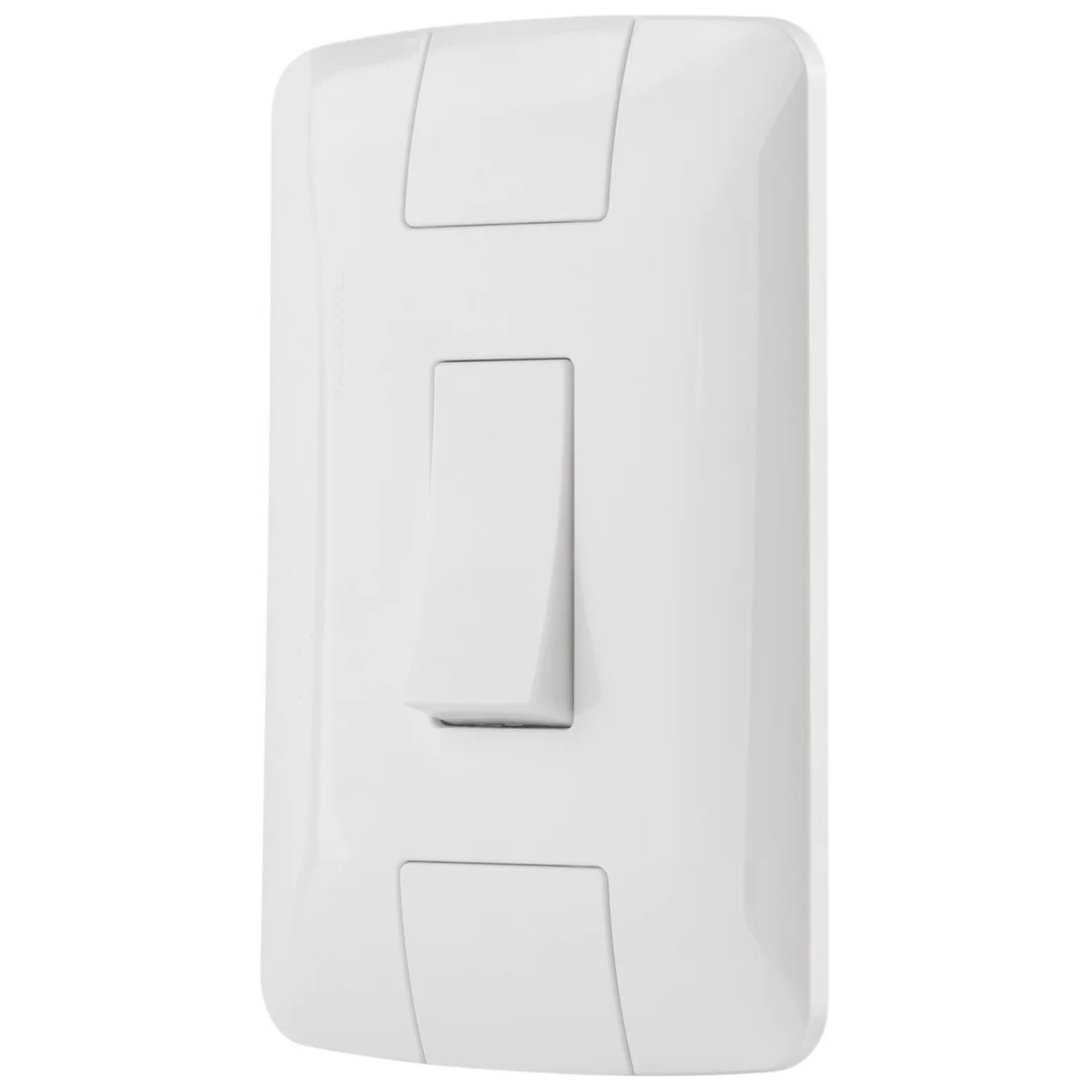 Conjunto 4x2 com 1 Interruptor Simples Tramontina Aria 6 A 250 V Branco
