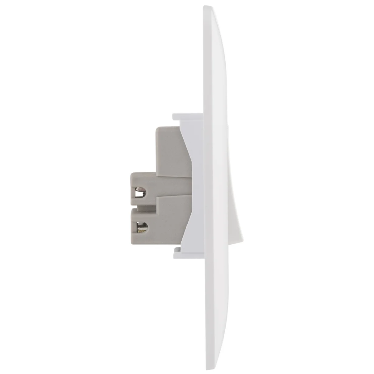 Conjunto 4x2 com 1 Interruptor Simples Tramontina Aria 6 A 250 V Branco