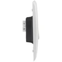 Conjunto 4x2 com 1 Interruptor Simples Tramontina Liz 10 A 250 V Branco