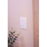 Conjunto 4x2 com 1 Interruptor Simples Tramontina Liz 10 A 250 V Branco