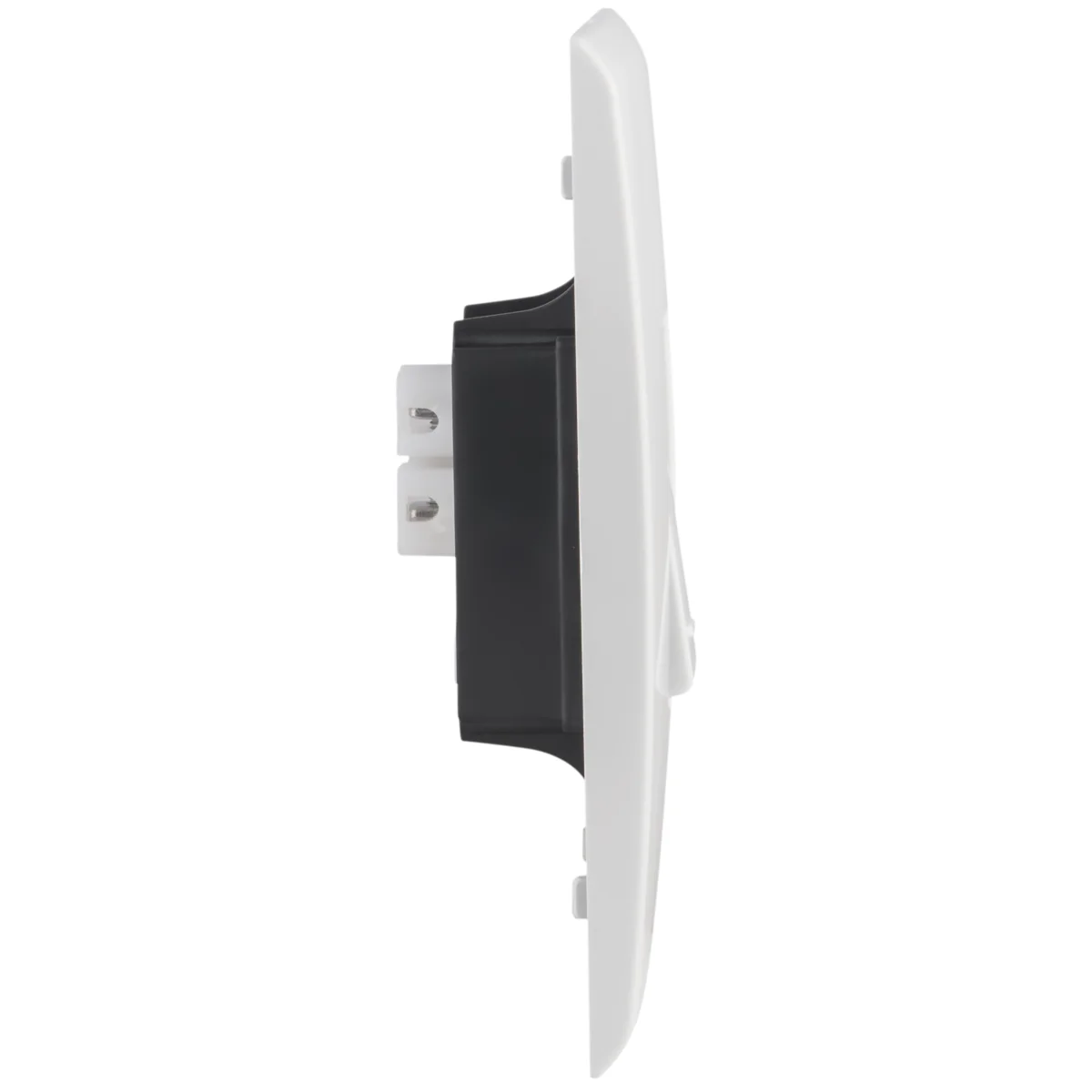 Conjunto 4x2 com 1 Interruptor Simples Tramontina Liz 10 A 250 V Branco