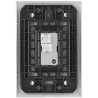 Conjunto 4x2 com 1 Interruptor Simples Tramontina Liz 10 A 250 V Branco