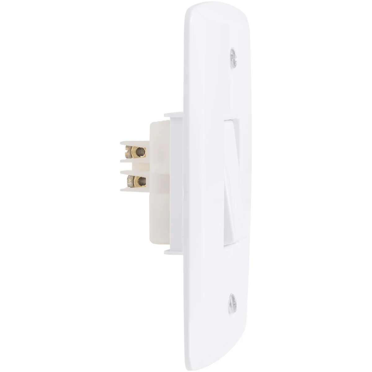 Conjunto 4x2 com 1 Pulsador Campainha 10 A 250 V Tramontina Lux2 Branco