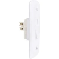 Conjunto 4x2 com 1 Pulsador Campainha 10 A 250 V Tramontina Lux2 Branco