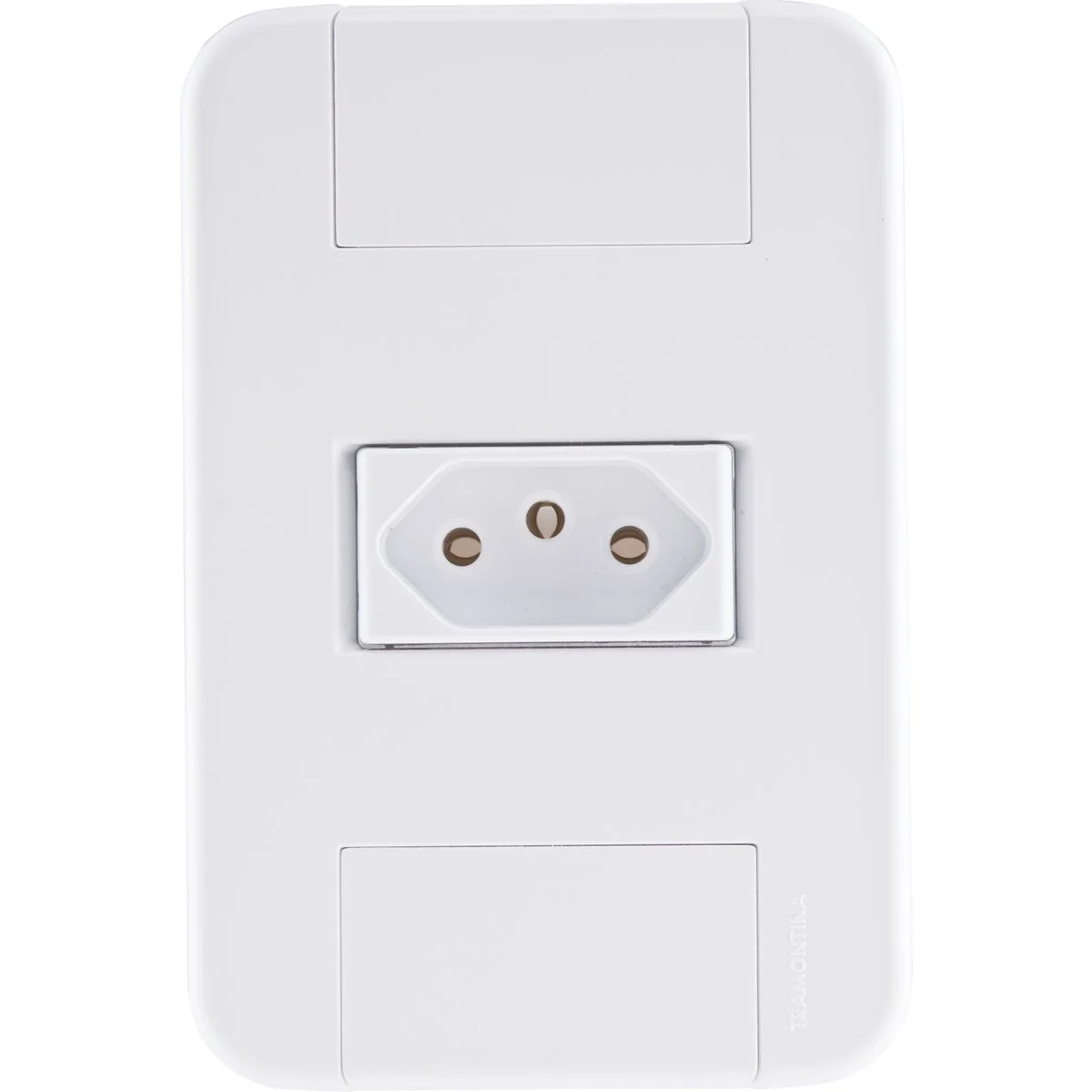 Conjunto 4x2 com 1 Tomada 2P+T 20 A 250 V Tramontina Tablet Branco