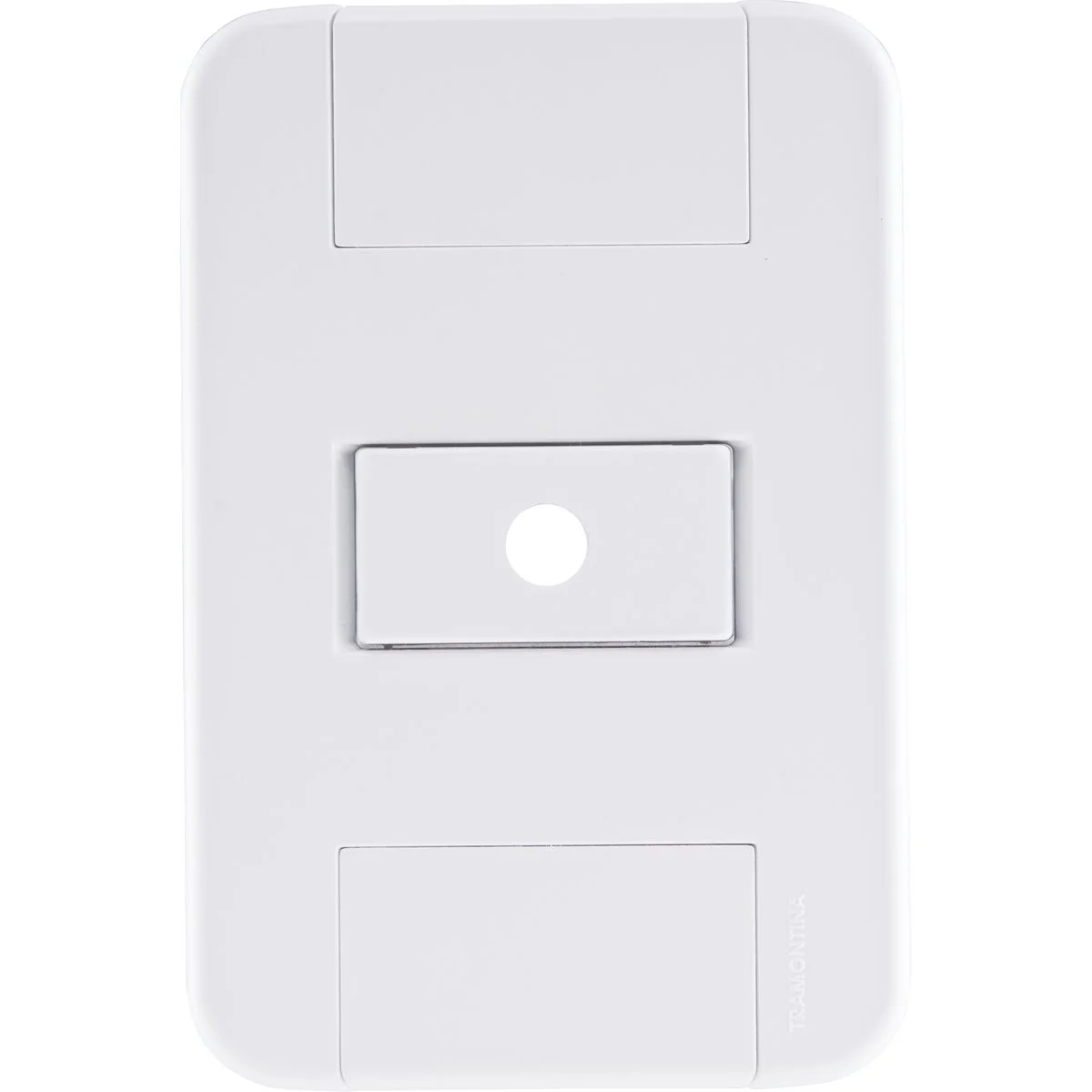 Conjunto Tampo com 1 Furo 9,5 mm Tramontina Tablet Branco