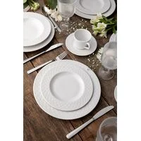 Conjunto Xícara e Pires de Café Tramontina Ingrid em Porcelana Decorada 70 ml 2 Peças