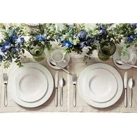 Conjunto Xícara e Pires de Chá Tramontina Monocroma em Porcelana Decorada 185 ml 2 Peças