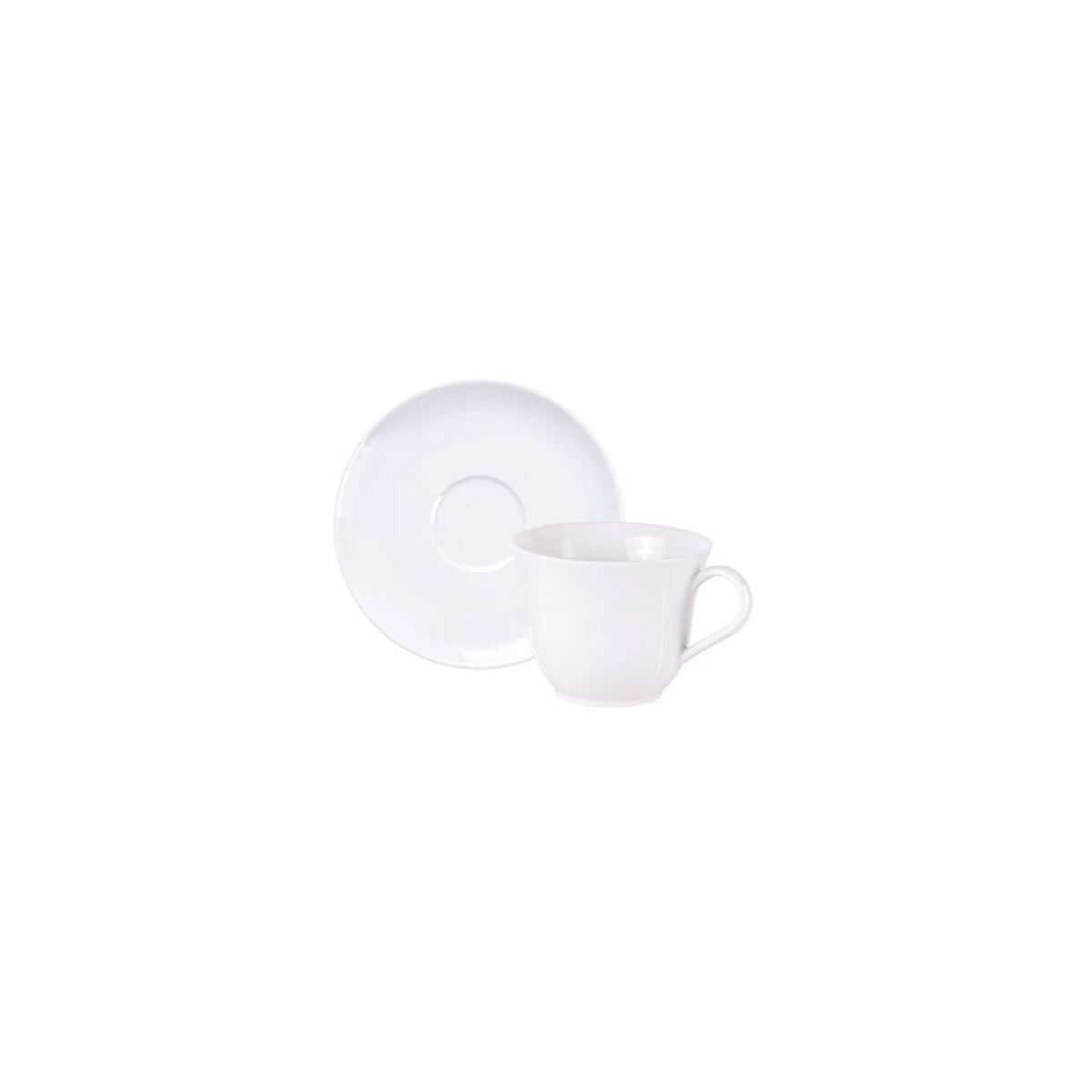Conjunto Xícara e Pires de Chá Tramontina Sophia em Porcelana 210 ml 2 Peças