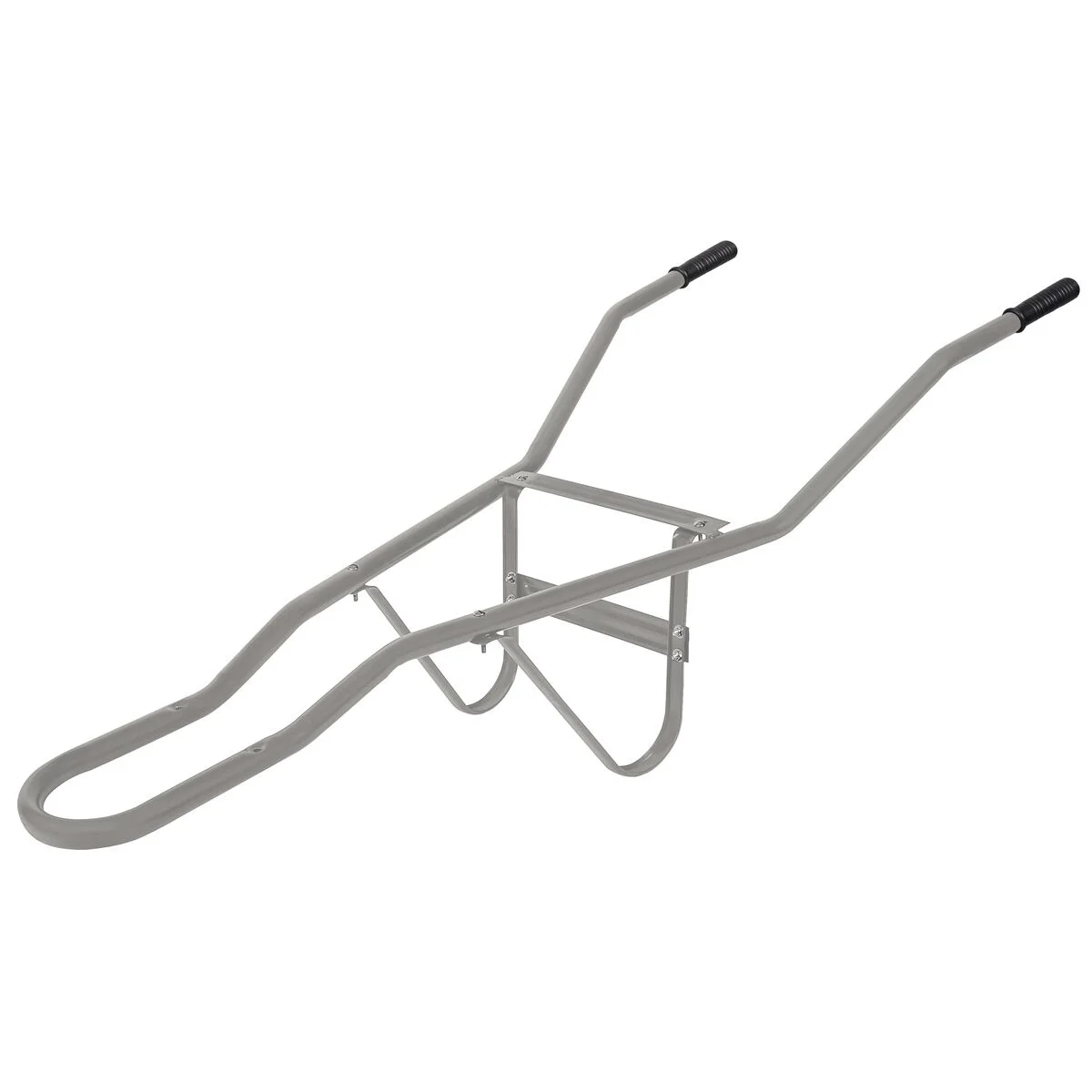 Conjunto de Braços para Carrinho de Mão Tramontina em Aço Tubular 1,2 mm Cinza