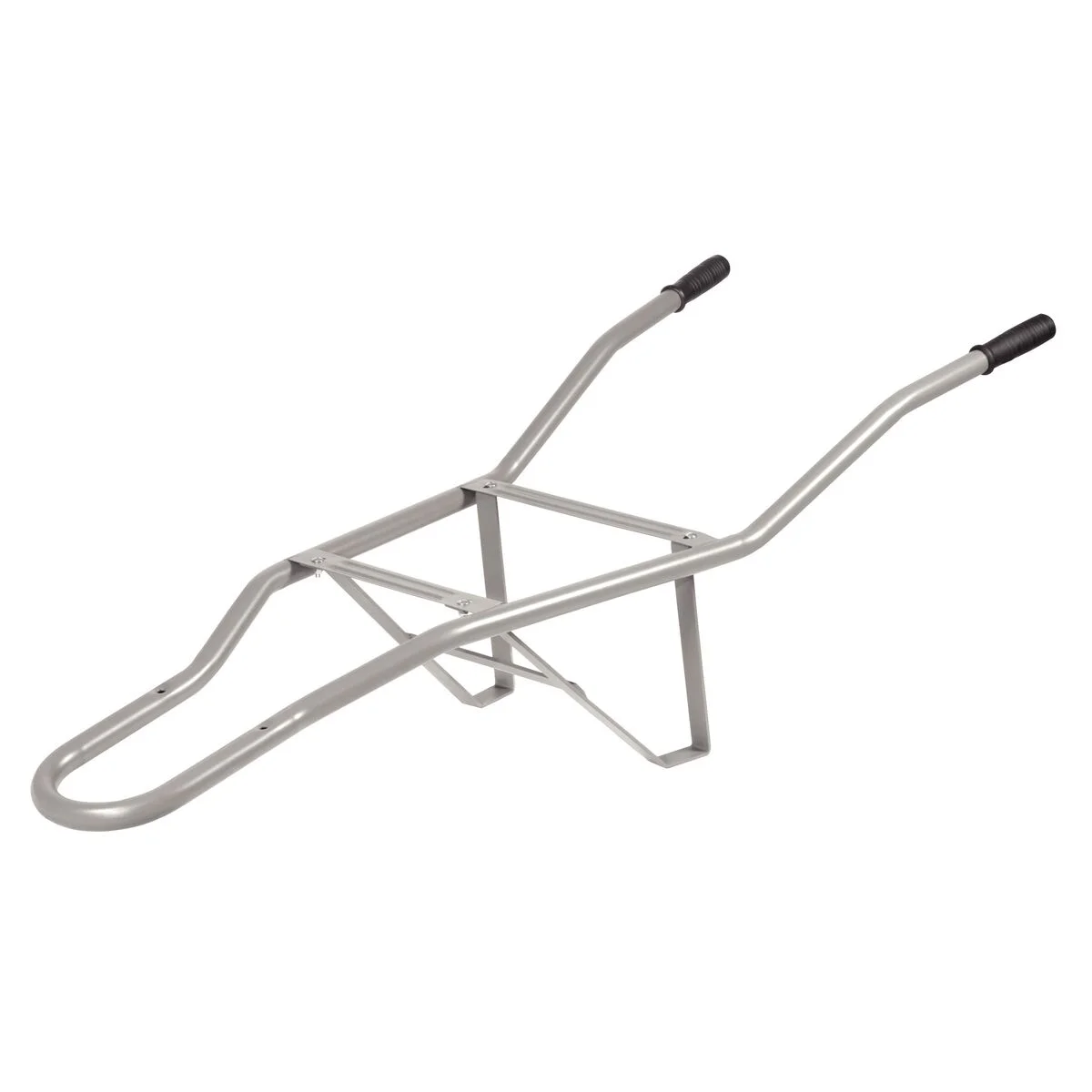Conjunto de Braços para Carrinho de Mão Tramontina em Aço Tubular 1,5 mm Cinza