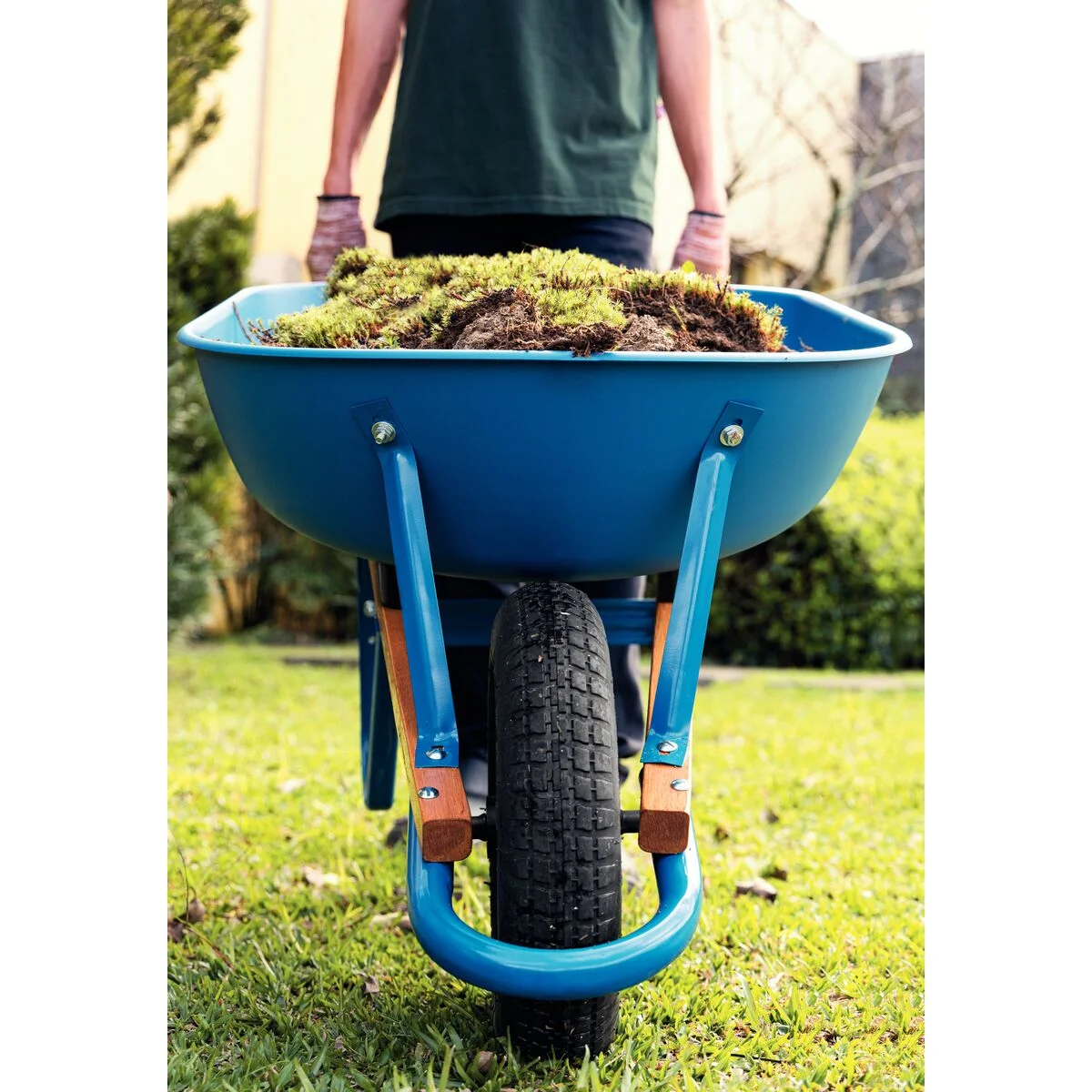 Conjunto de Braços para Carrinho de Mão Tramontina em Madeira