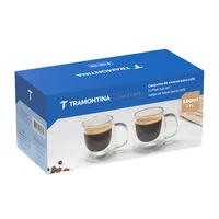 Conjunto de Xícaras Tramontina para Café 100ml 2 Peças