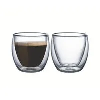 Conjunto de Xícaras Tramontina para Café com Vidro Duplo 2 Peças