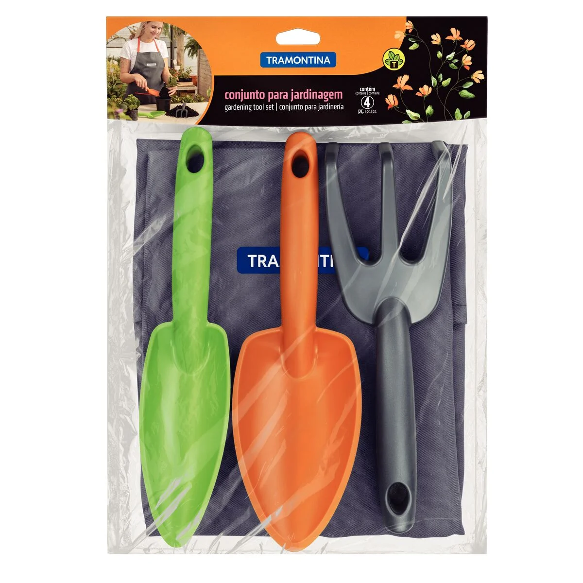 Conjunto para Jardinagem Tramontina 4 Peças