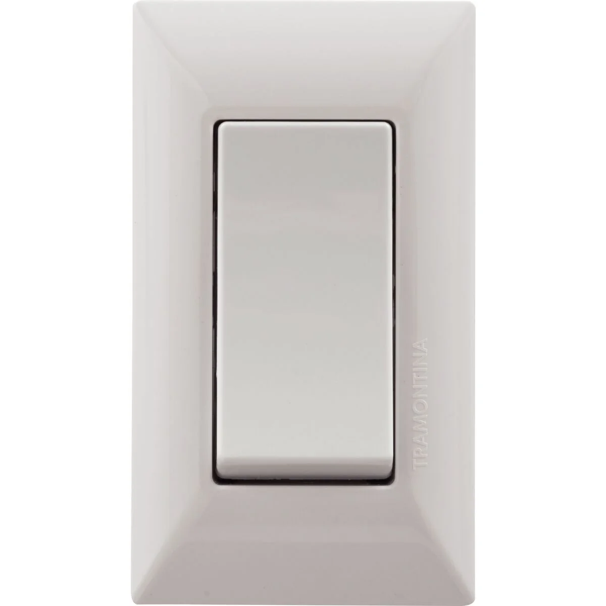 Conjunto para Móvel 1 Interruptor Simples 6 A Tramontina Aria Branco