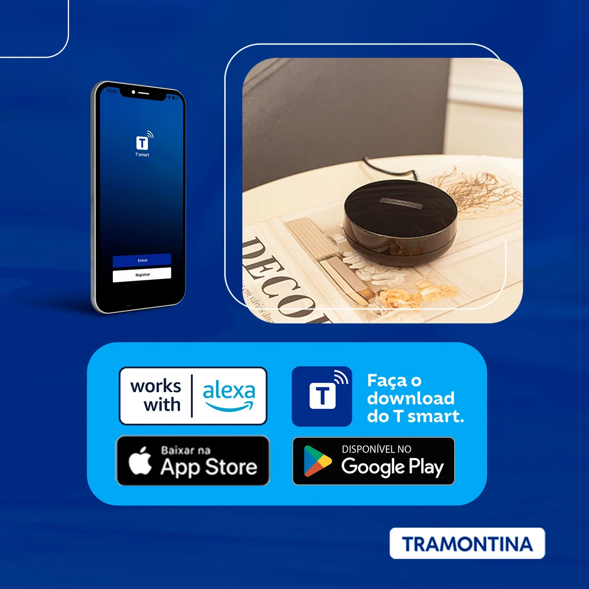 Controle Universal Smart Tramontina