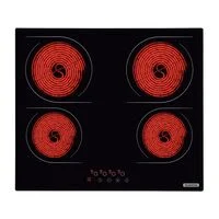 Cooktop Elétrico Tramontina New Square Vitrocerâmico com 4 Áreas de Aquecimento e Comando Touch