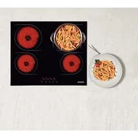Cooktop Elétrico Tramontina New Square Vitrocerâmico com 4 Áreas de Aquecimento e Comando Touch
