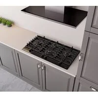 Cooktop Tramontina Quadra 4GG Double TRI HE Safestop 90 em Vidro Temperado 90 cm
