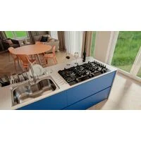 Cooktop à Gás Tramontina Penta Plus 5GG Tri He Safestop 90 Semiprofissional com Acendimento Superautomático 5 Queimadores
