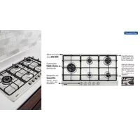 Cooktop a Gás Tramontina Penta Plus em Aço Inox e Trempes em Ferro Fundido com Acendimento Superautomático 5 Queimadores