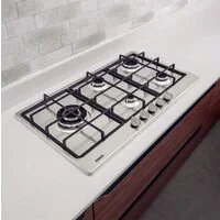 Cooktop a Gás Tramontina Penta Plus em Aço Inox e Trempes em Ferro Fundido com Acendimento Superautomático 5 Queimadores