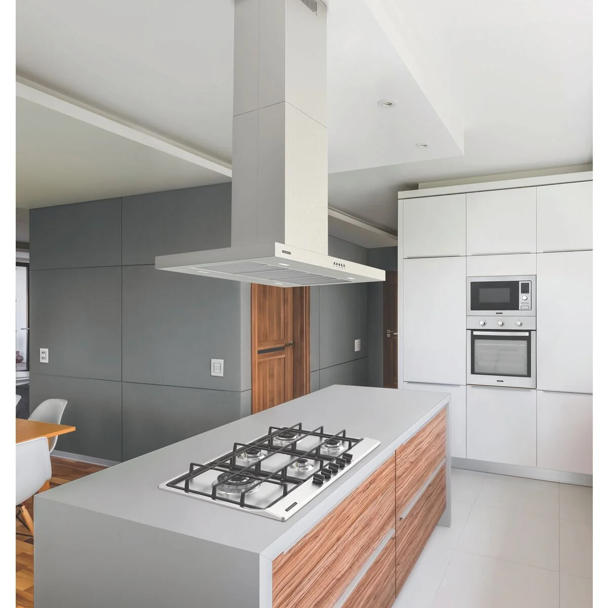 Cooktop a Gás Tramontina Penta Plus em Aço Inox e Trempes em Ferro Fundido com Acendimento Superautomático 5 Queimadores