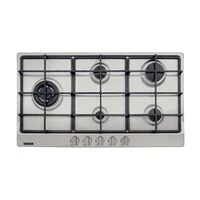 Cooktop a Gás Tramontina Penta Plus em Aço Inox e Trempes em Ferro Fundido com Acendimento Superautomático 5 Queimadores