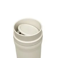 Copo Térmico Tramontina 460 ml Bege em Aço Inox com Bocal 360°